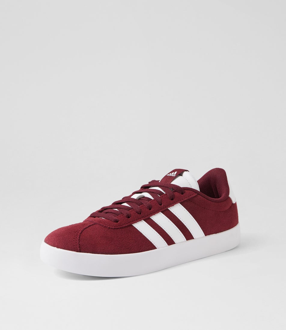 Vl Court 3 M Shadow Red White Sneakers