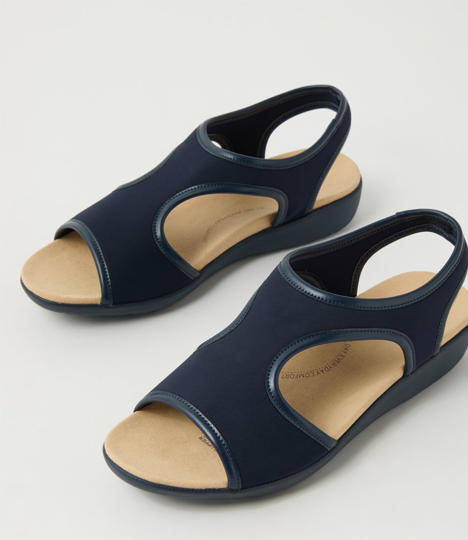 Ullahs W Navy Neoprene Sandals