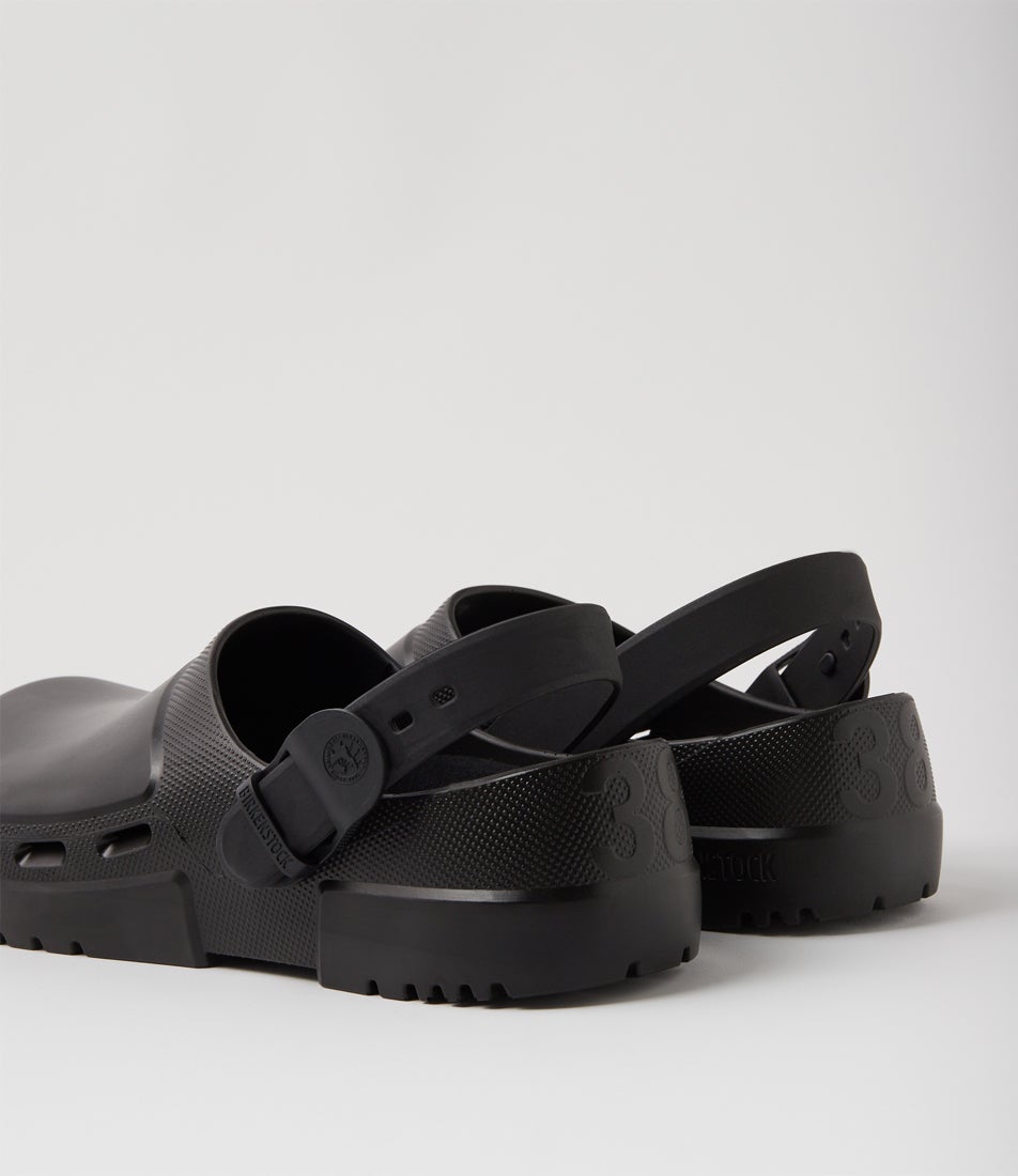 Birki Air 2 Black Pu Flat Shoes