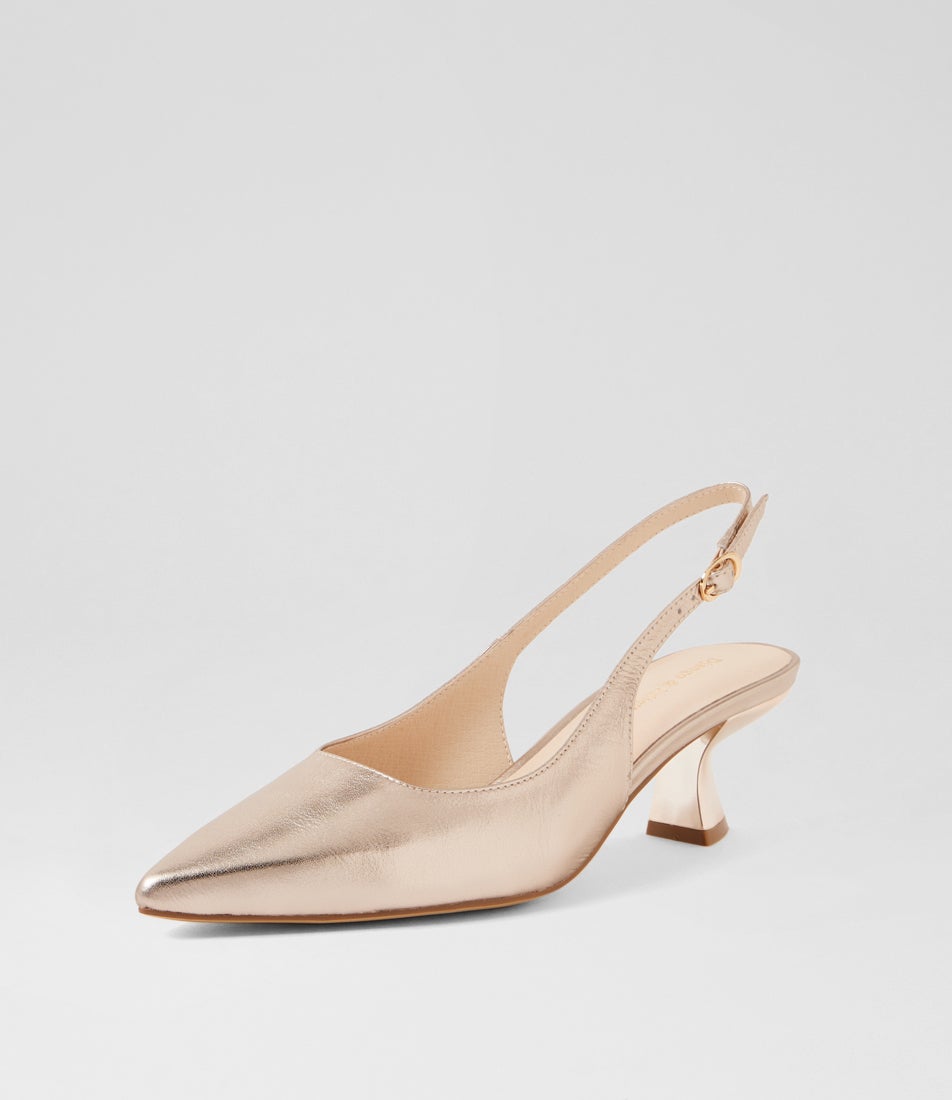 Linly Platino Leather Heels Linly Platino Leather Heels
