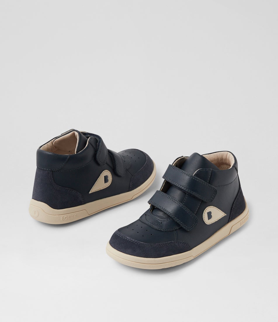 Kp Champ High 2 Junior Navy Leather Ankle Boots