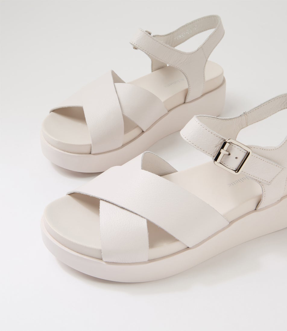 Sydney Vanilla Leather Sandals