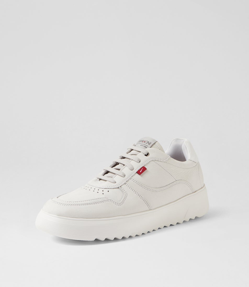 Quill Branco Leather Sneakers