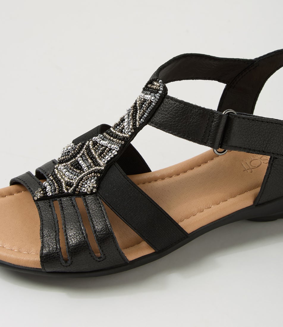 Brownyn Black Multi Sandals