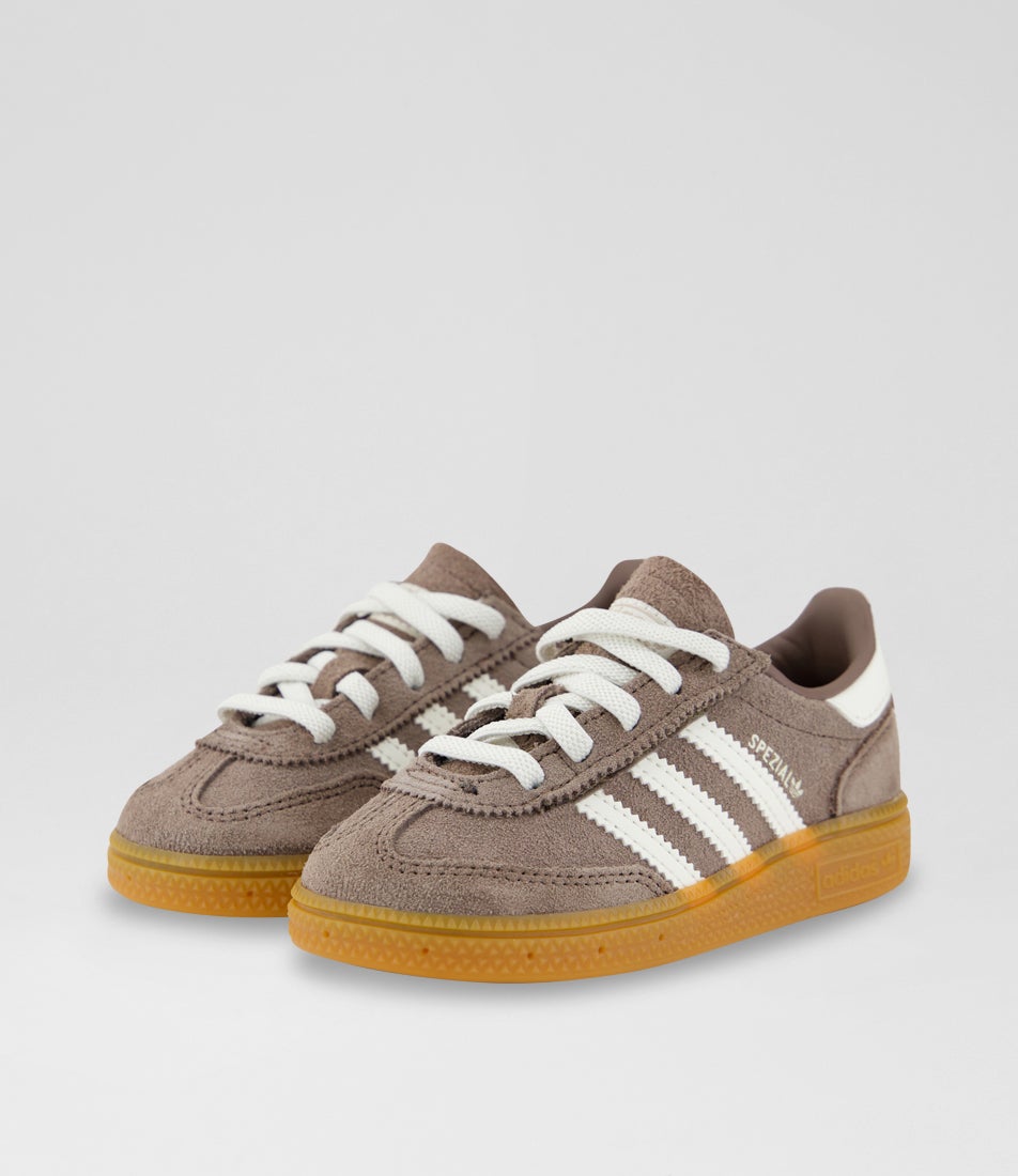 Handball Spezial Toddler Earth Strata Off White Suede Sneakers