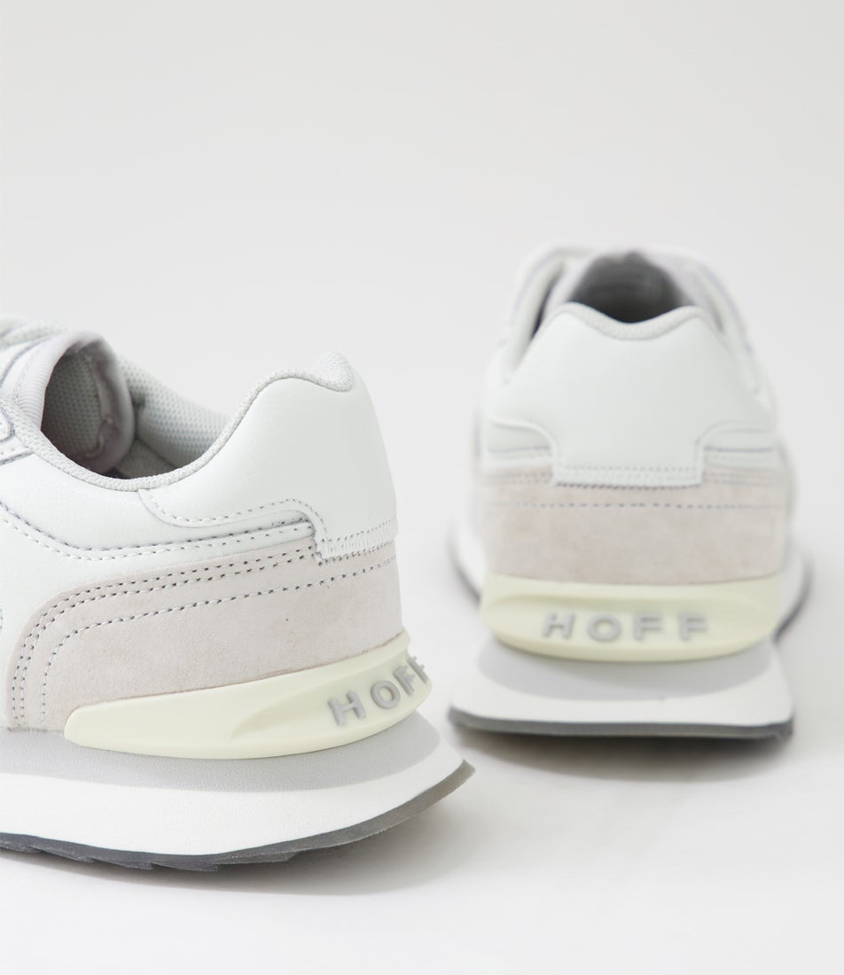 City Cali Off White Leather Sneakers
