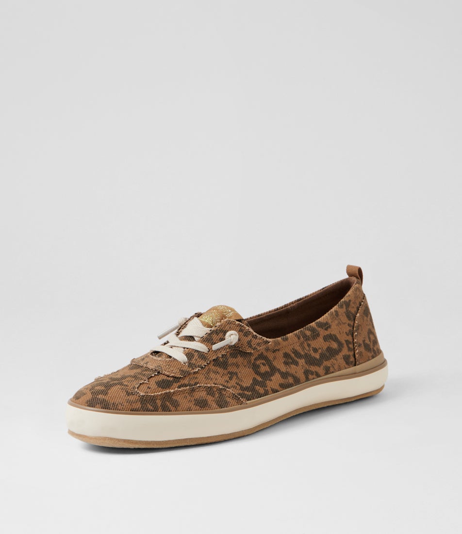 Ez Breezy Tan Canvas Sneakers