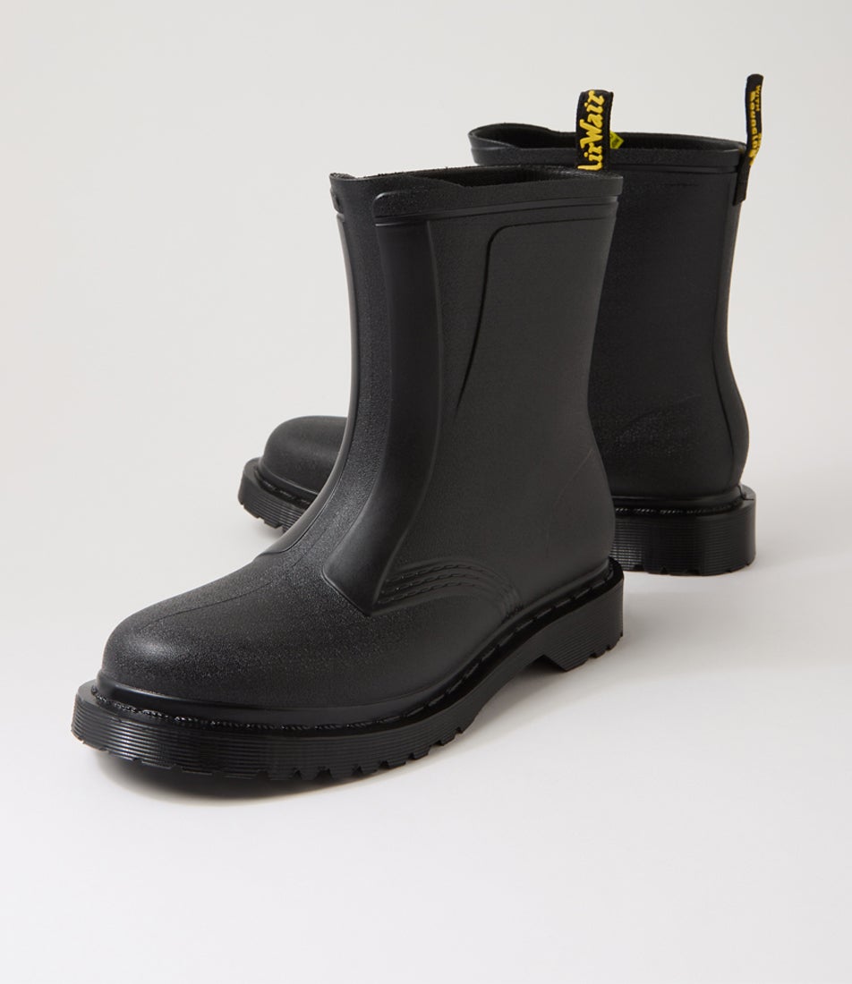 1460 Sub Max Pull On Black Pvc Ankle Boots