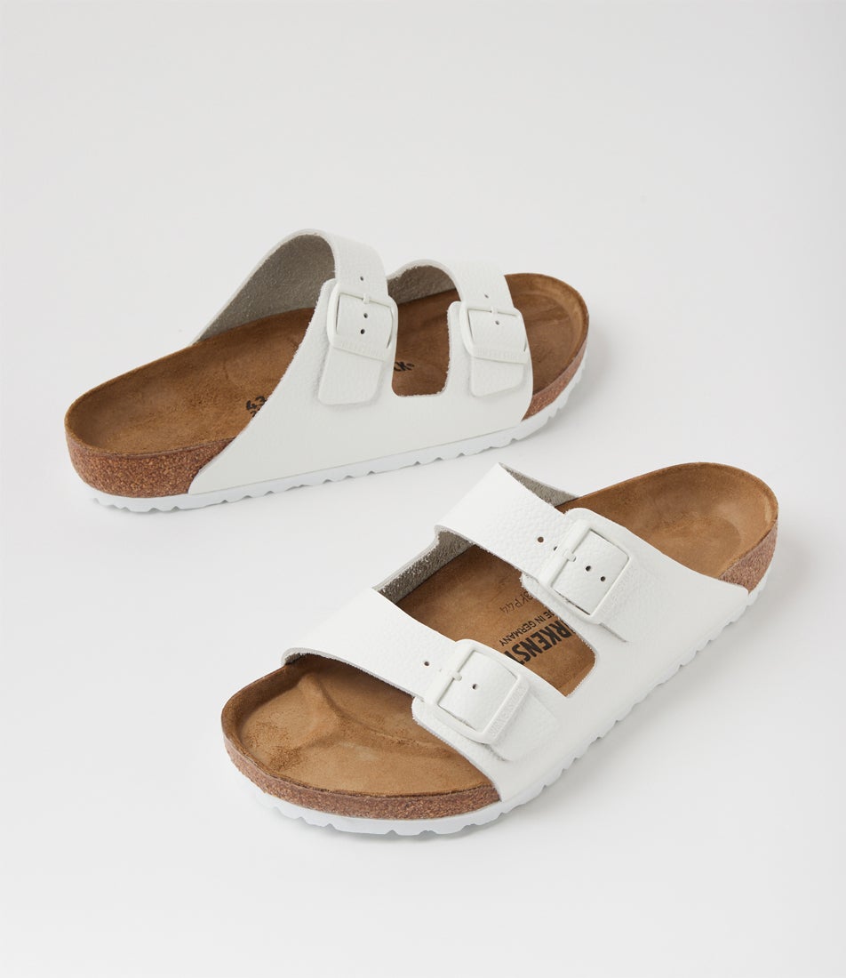 Arizona Mens White Slides