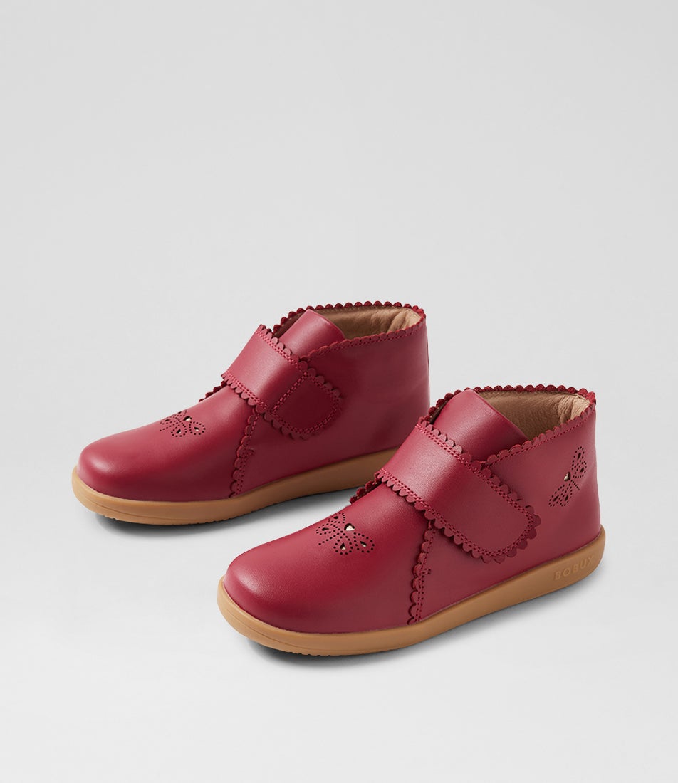 Kp Willow 2 Junior Tibitan Red Leather Ankle Boots