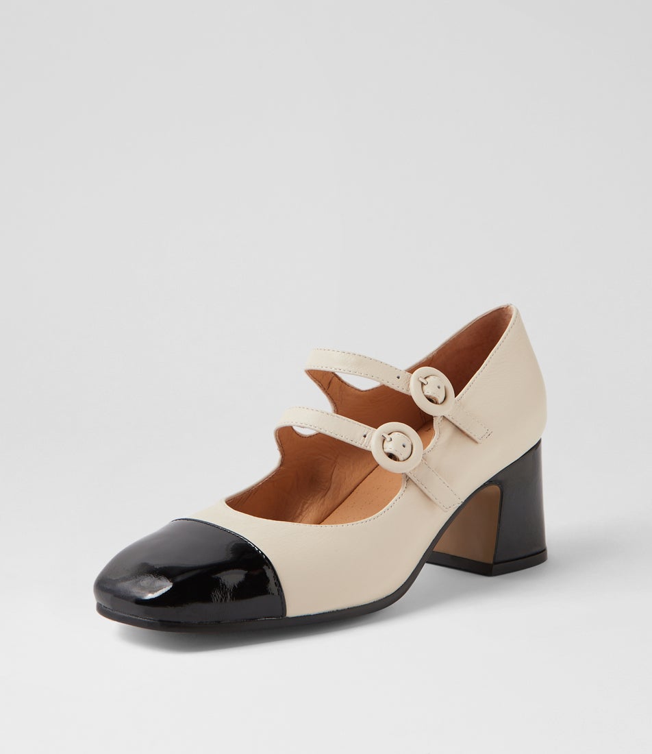Kutesy Black Milk Patent Leather Mary Jane Heels