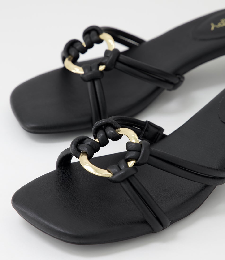 Haze Black Sandals