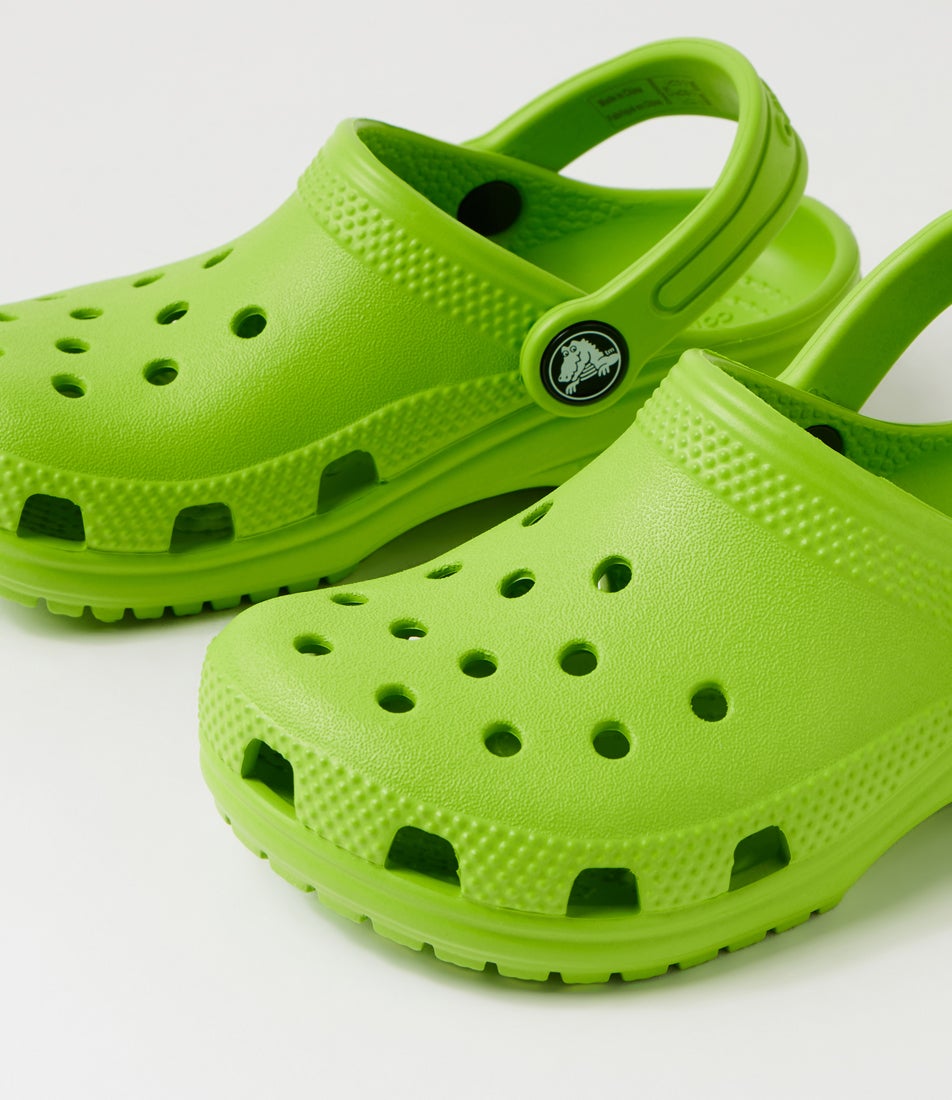 Classic Clog Toddler Green Croslite Sandals