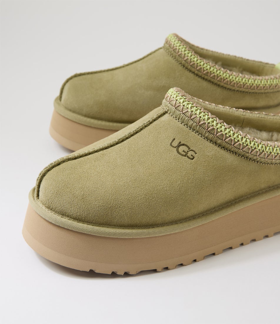 Tazz 2 Muted Brass Suede Slippers