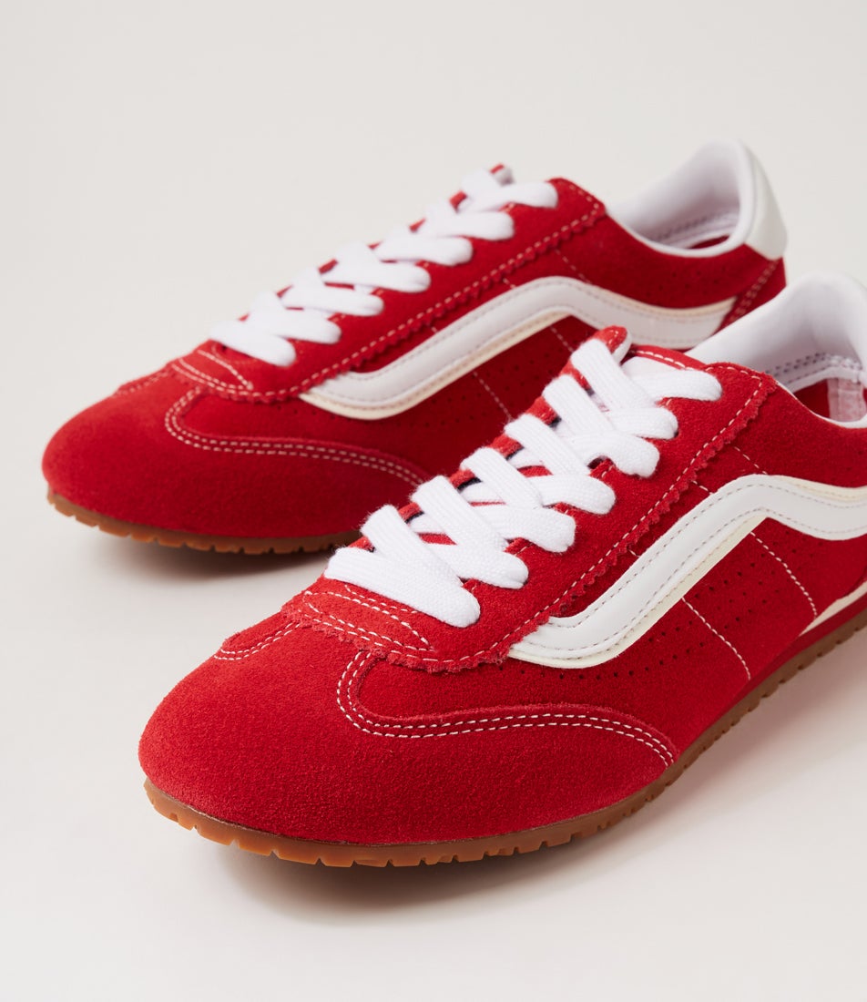 Super Lowpro W Racing Red Suede Sneakers Super Lowpro W Racing Red Suede Sneakers