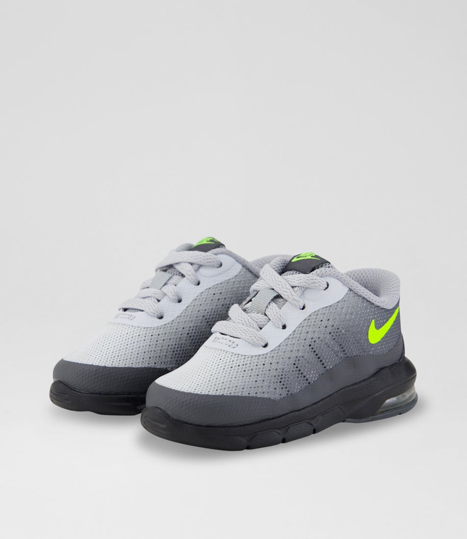 Air Max Invigor Toddler Dark Grey Volt Cool Grey Fabric Sneakers