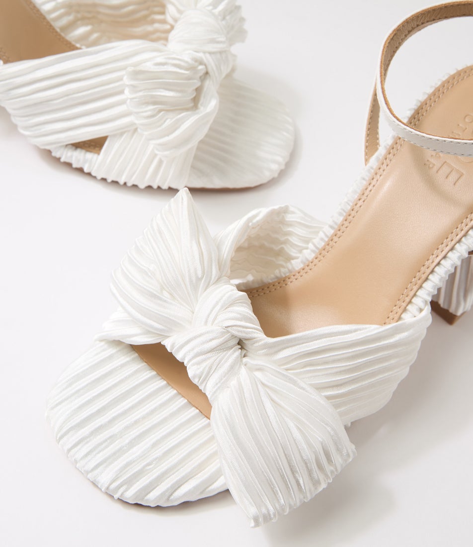 Lola White Leather Sandals Lola White Leather Sandals