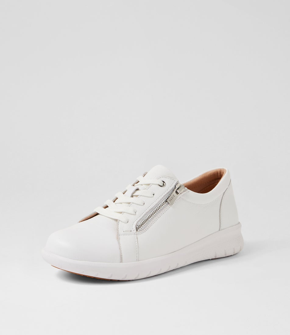 Solar W White Leather Sneakers