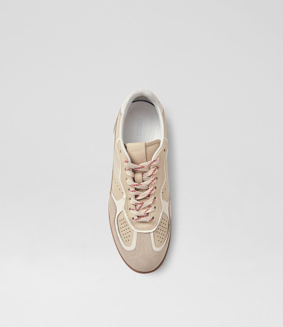 Tb 490 Rife Cream Suede Leather Sneakers