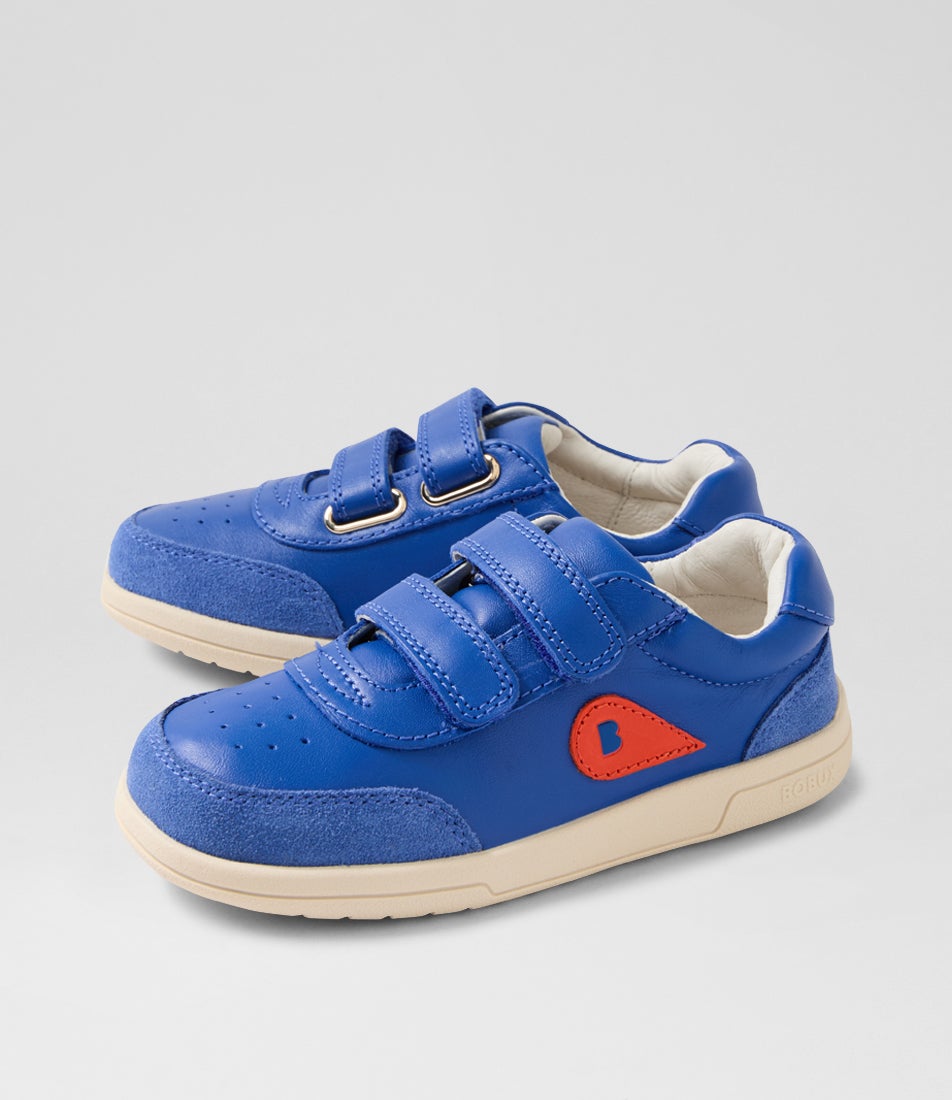 Kp Champ 2 Junior Olympian Blue Leather Sneakers