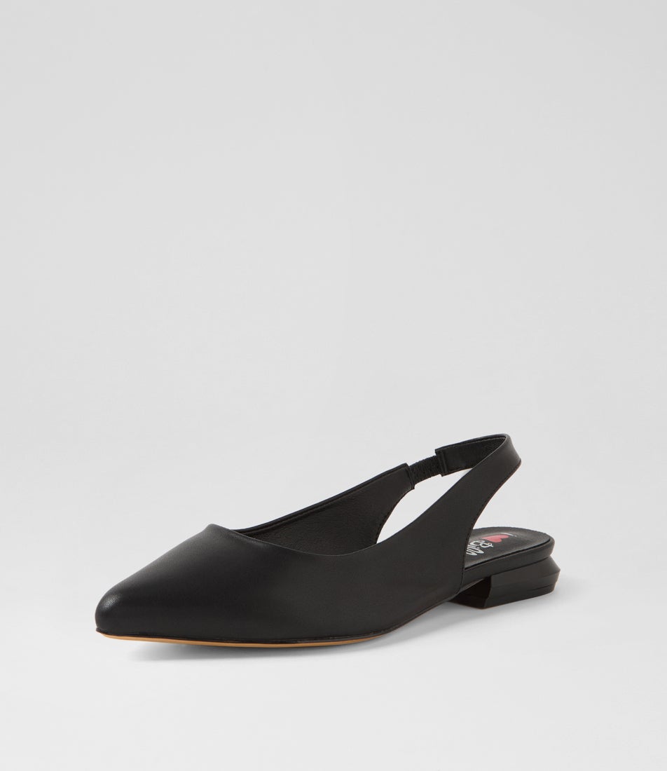 Vossin Black Flat Shoes