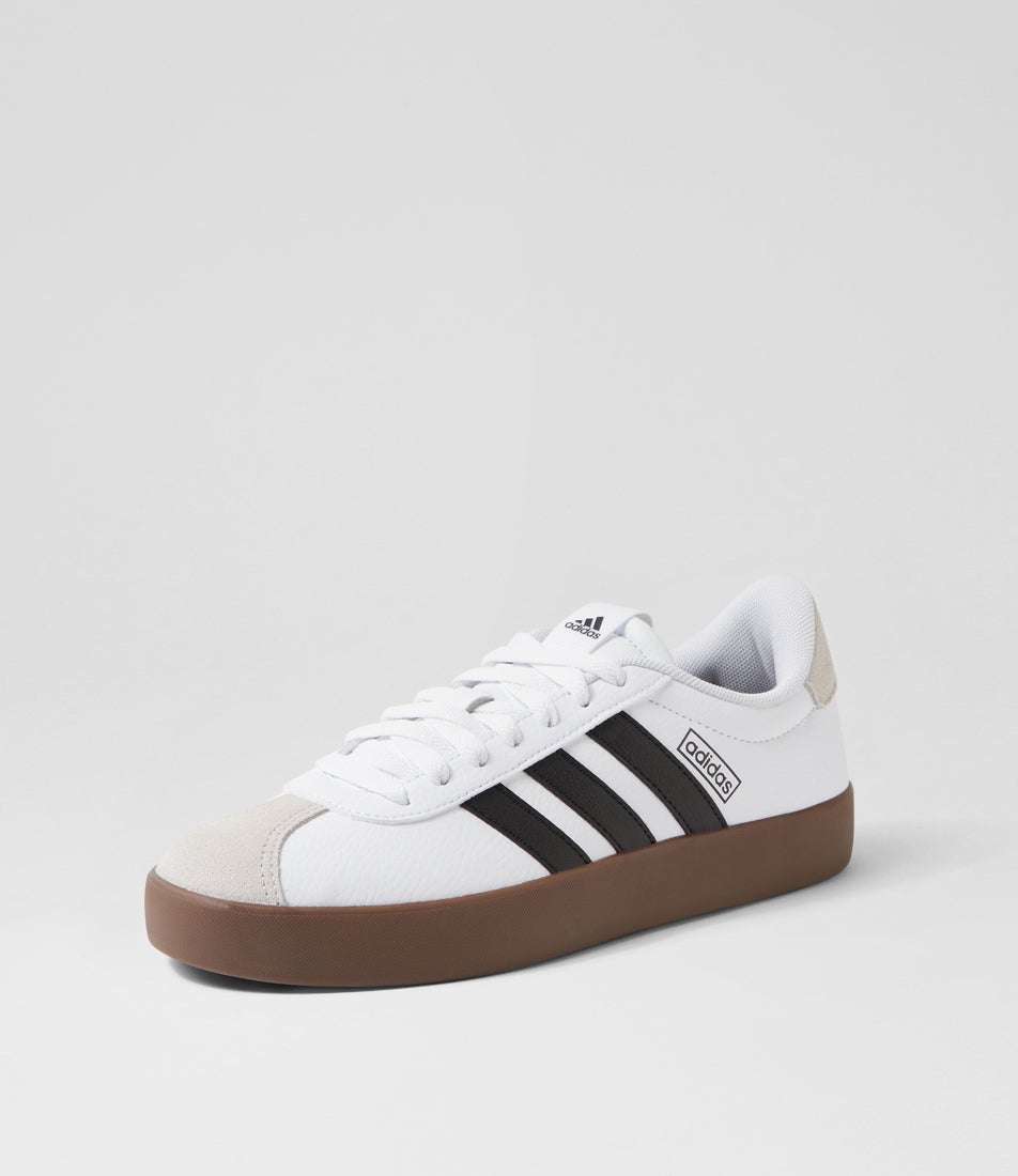 Vl Court 3 W White Black Grey Sneakers