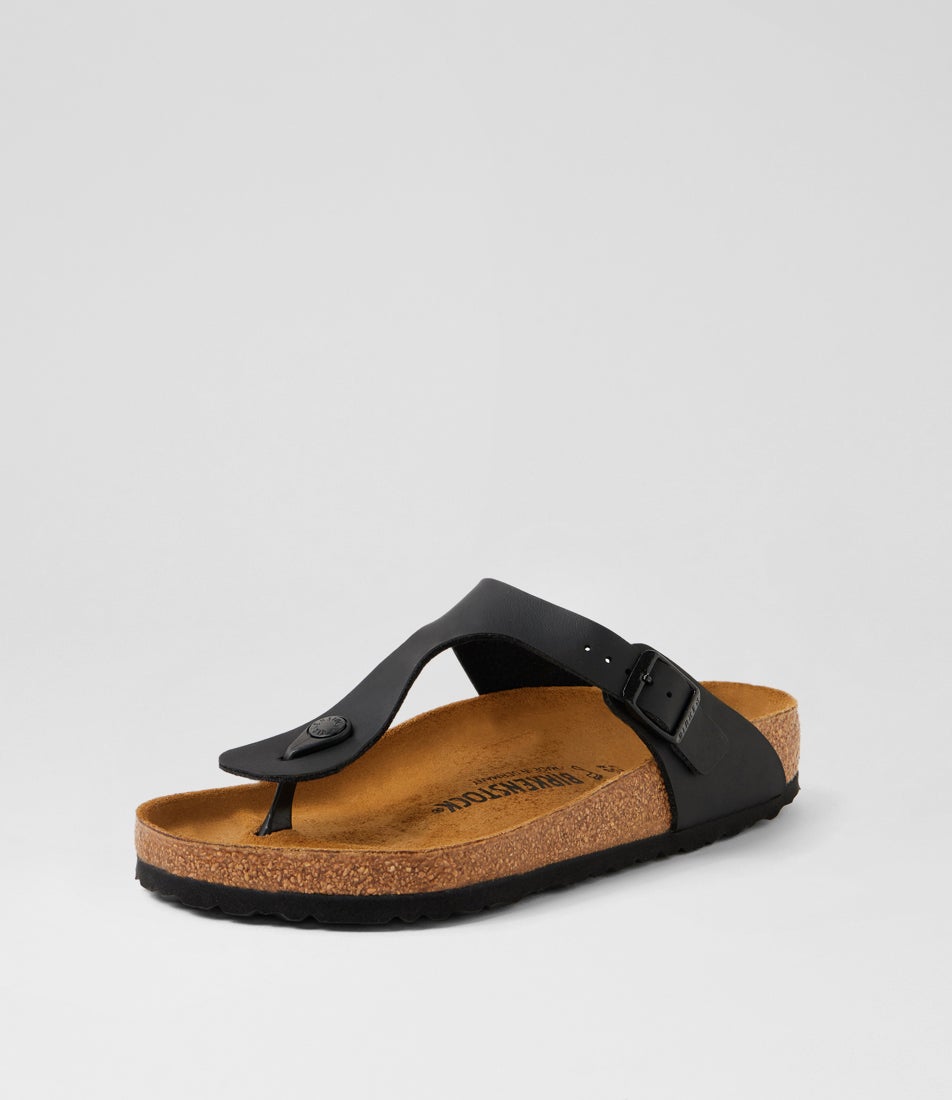 Gizeh Black Birkoflor Thongs