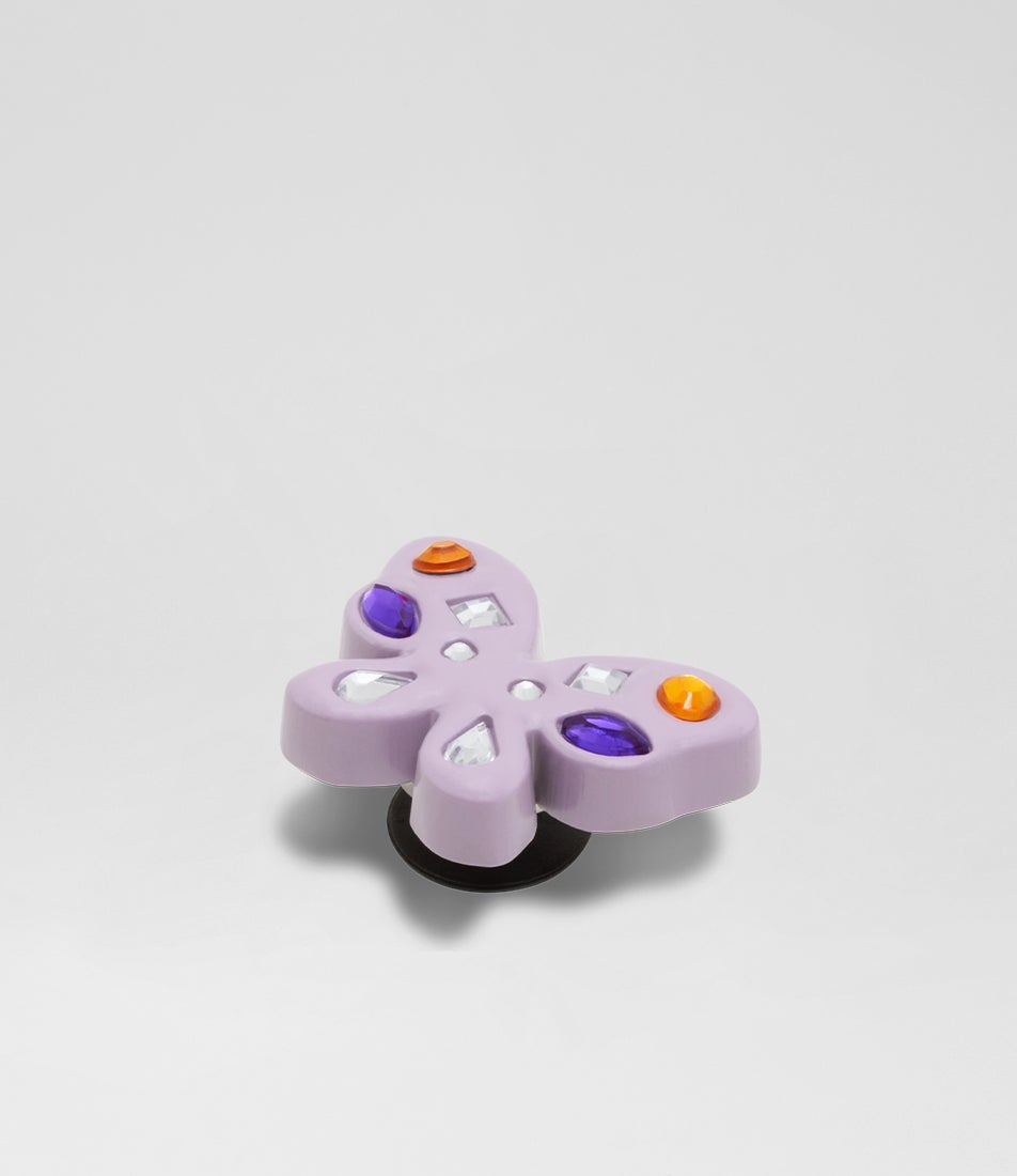 Meta Butterfly Purple Rubber Jibbitz
