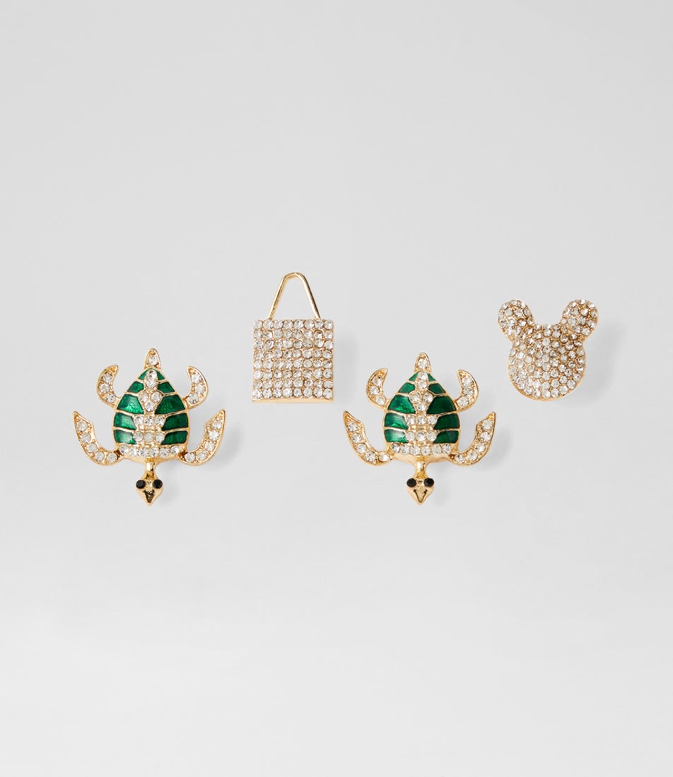 Bling Turtle Multi Metal Charm Pack
