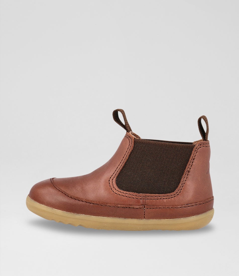 Su Traveler Infant Toffee Leather Chelsea Boots