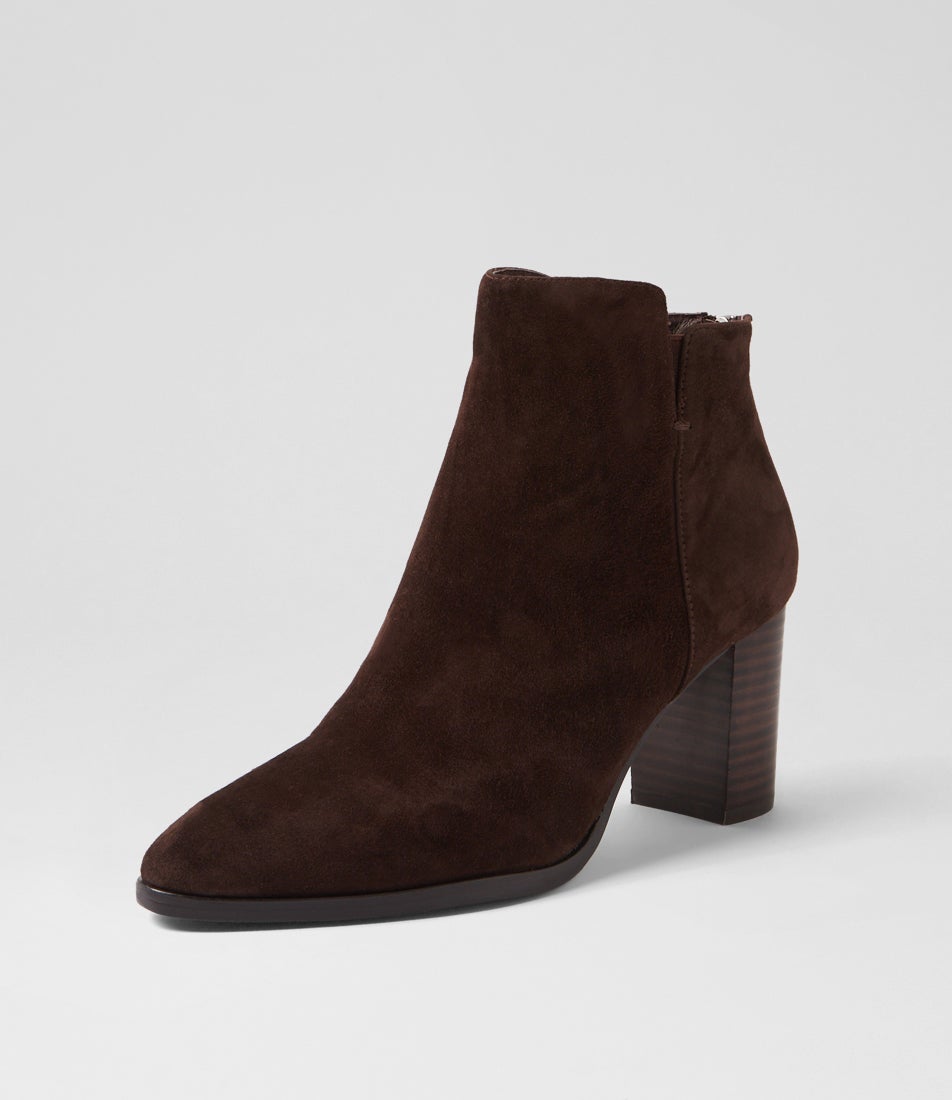 Astron Choc Suede Ankle Boots