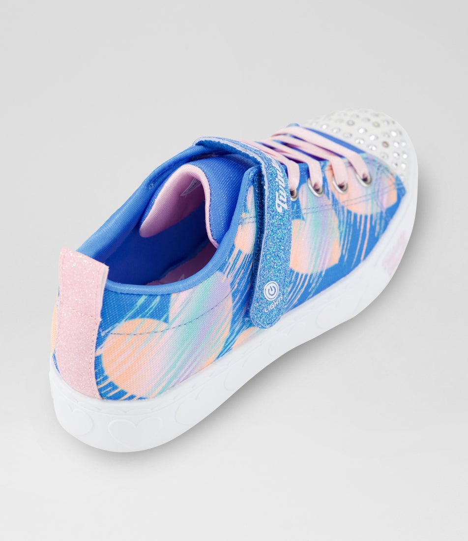 Heart Steps Junior Blue Multi Fabric Sneakers
