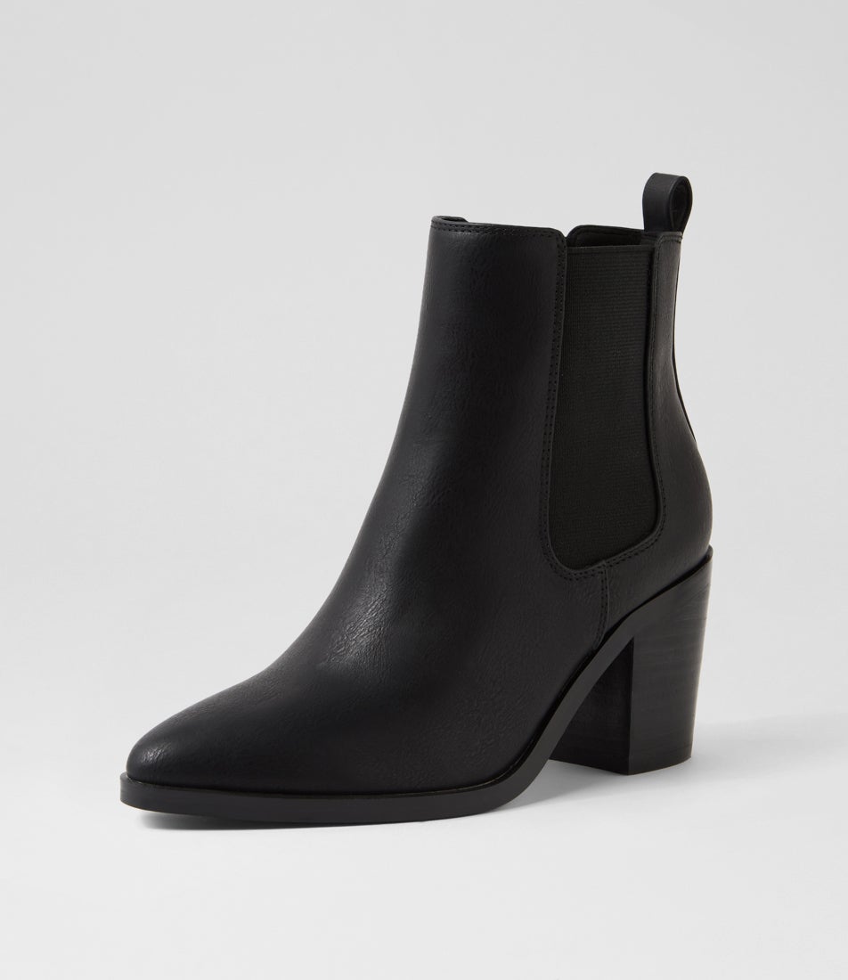 Bellina Black Ankle Boots