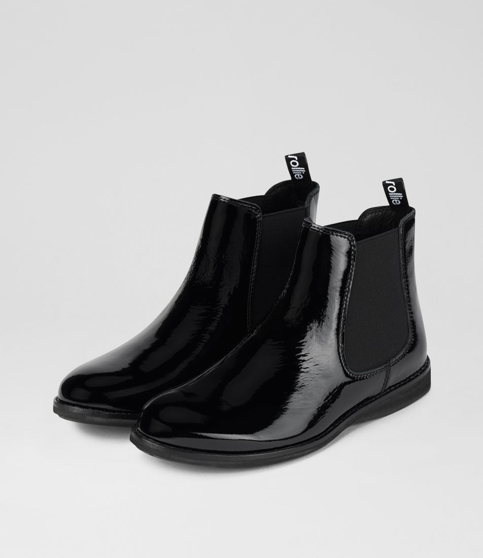 Chelsea Boot Black Patent Leather Chelsea Boots