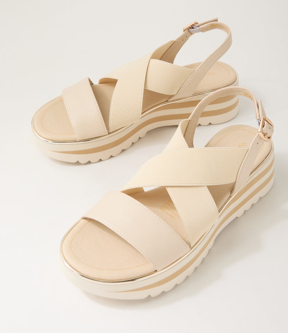 Hunters Milk Leather Sandals