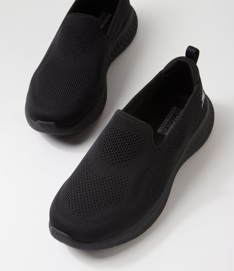 Go Walk Now Black Mesh Sneakers Go Walk Now Black Mesh Sneakers