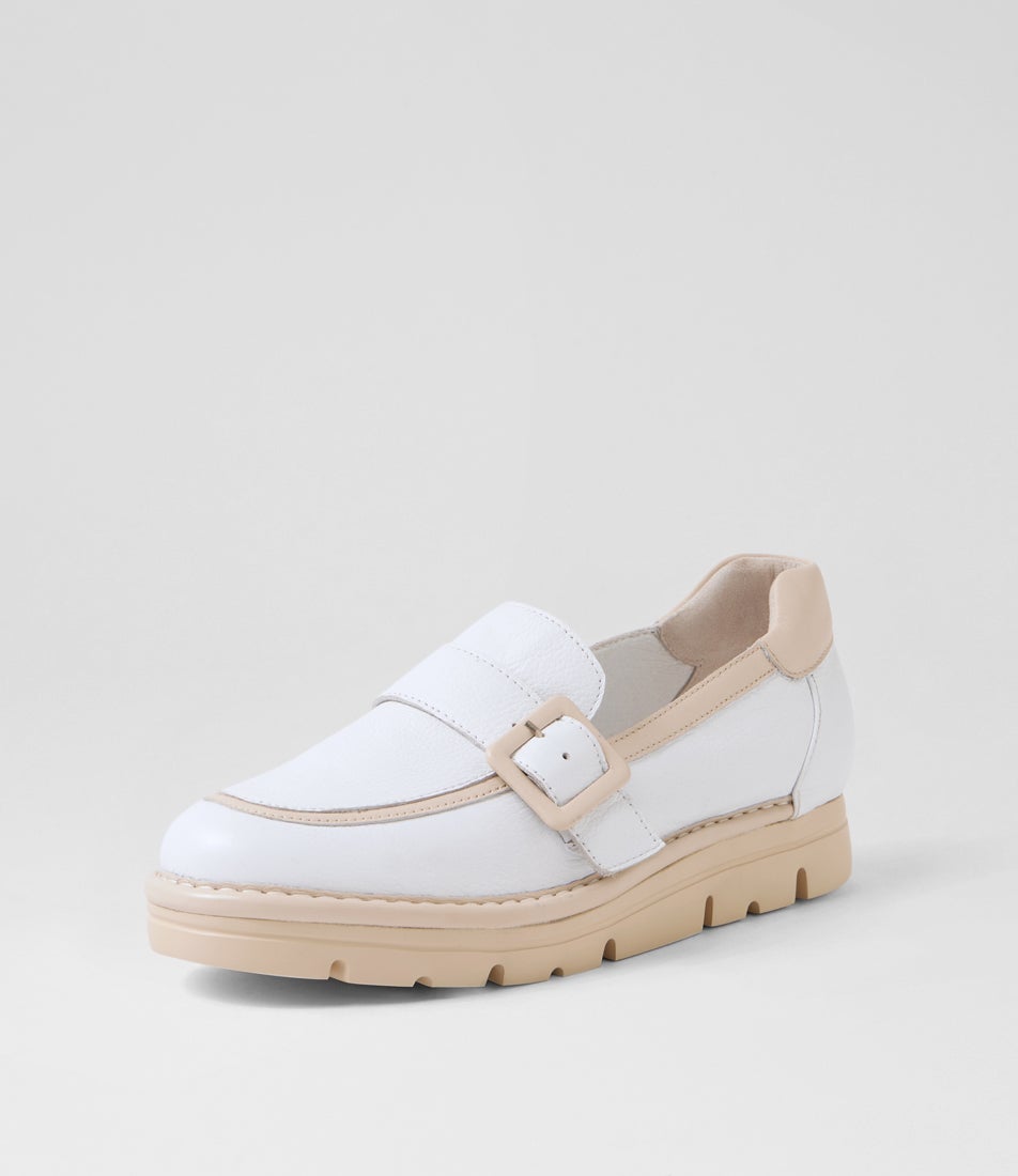 Ellish White Milk Leather Loafers Ellish White Milk Leather Loafers