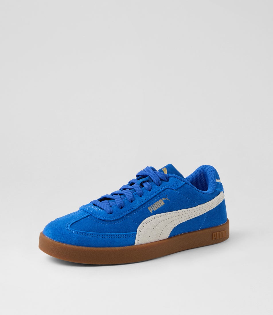 Puma Club 2 Era Suede W Mountain Blue White Suede Sneakers