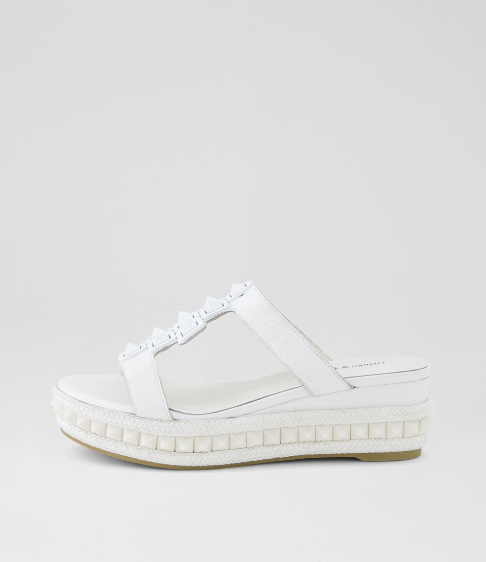 Maija White Leather Sandals Maija White Leather Sandals