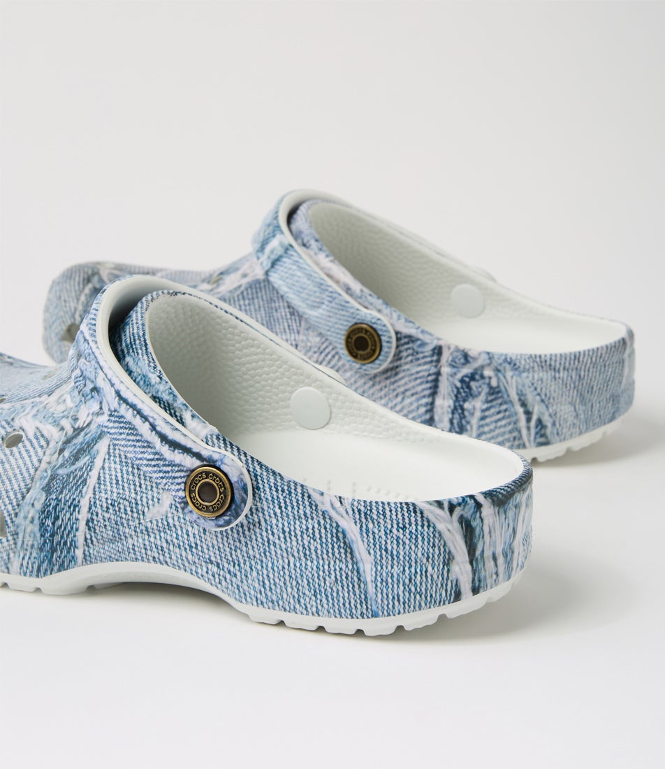 Classic Clog Light Denim Croslite Flat Shoes