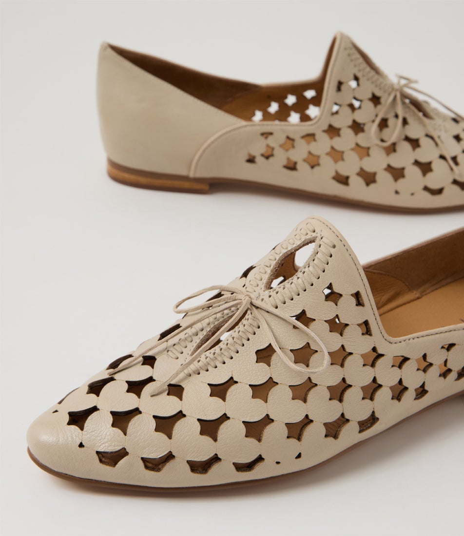 Sumi Almond Leather Loafers