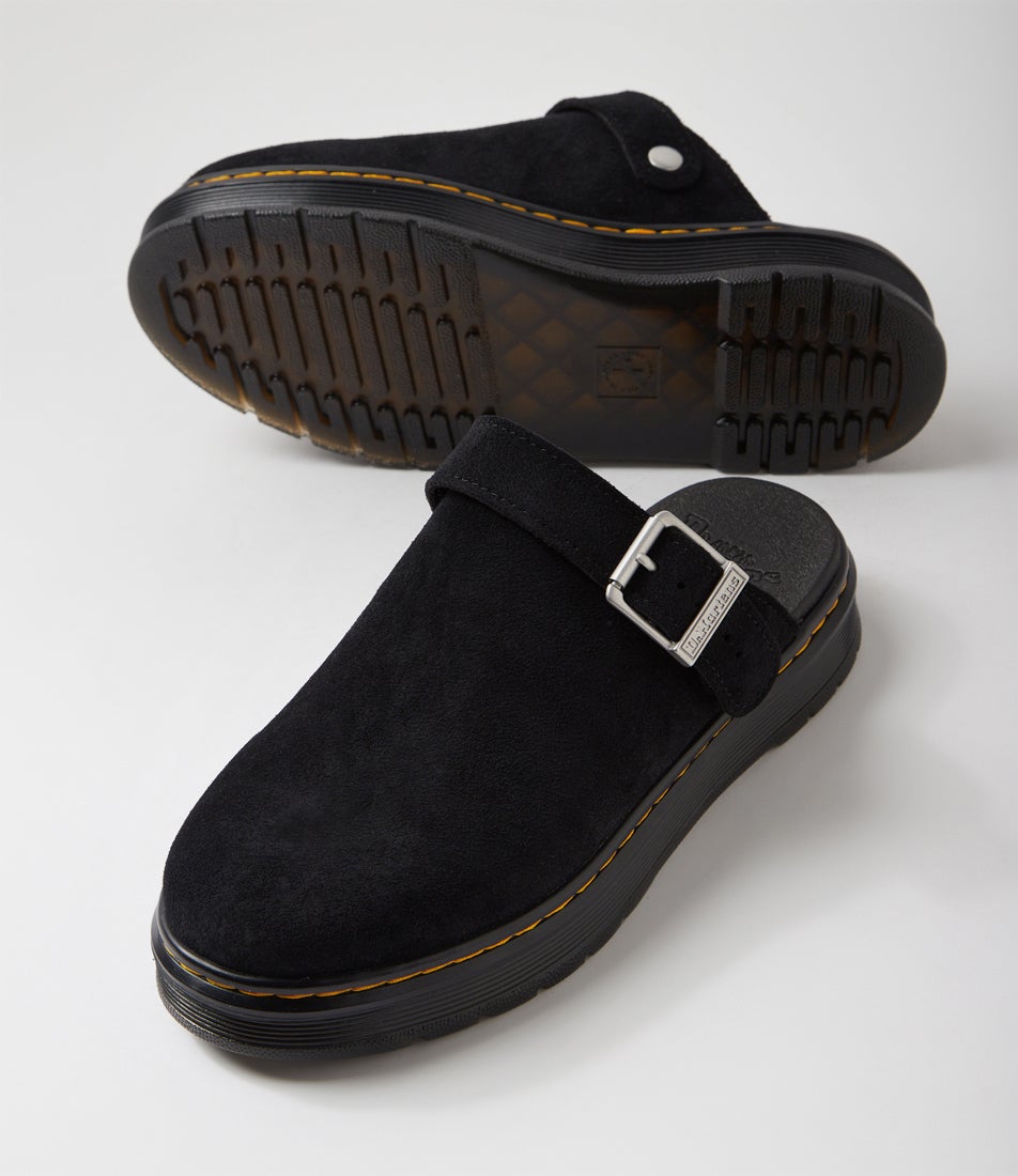 Brookline Mule Black Bronx Suede Mules