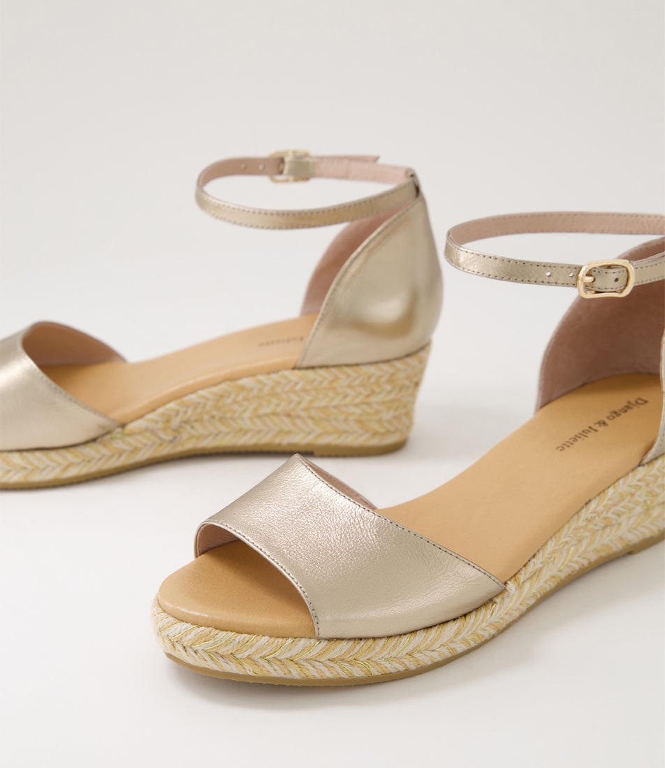 Skipsy Champagne Tan Multi Leather Sandals