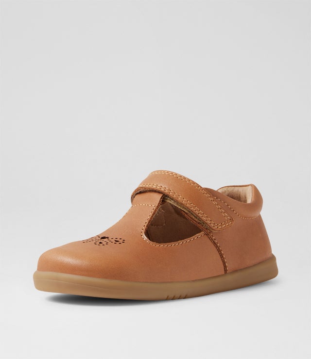 Iw Rosie Toddler Caramel Leather Flat Shoes