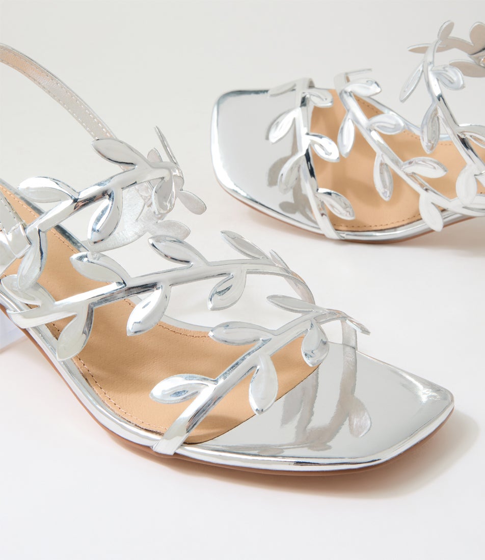 Morine Silver Shine Sandals