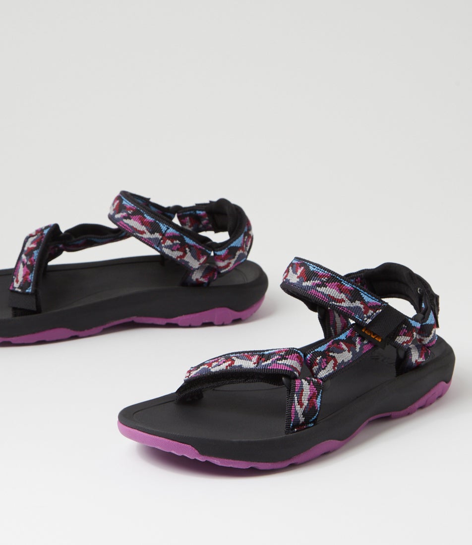 Hurricane Xlt 2 Junior Mosaic Blue Purple Fabric Sandals