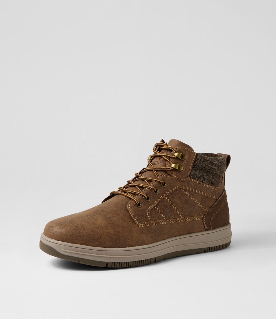 Evo Brown Lace Up Boots Evo Brown Lace Up Boots
