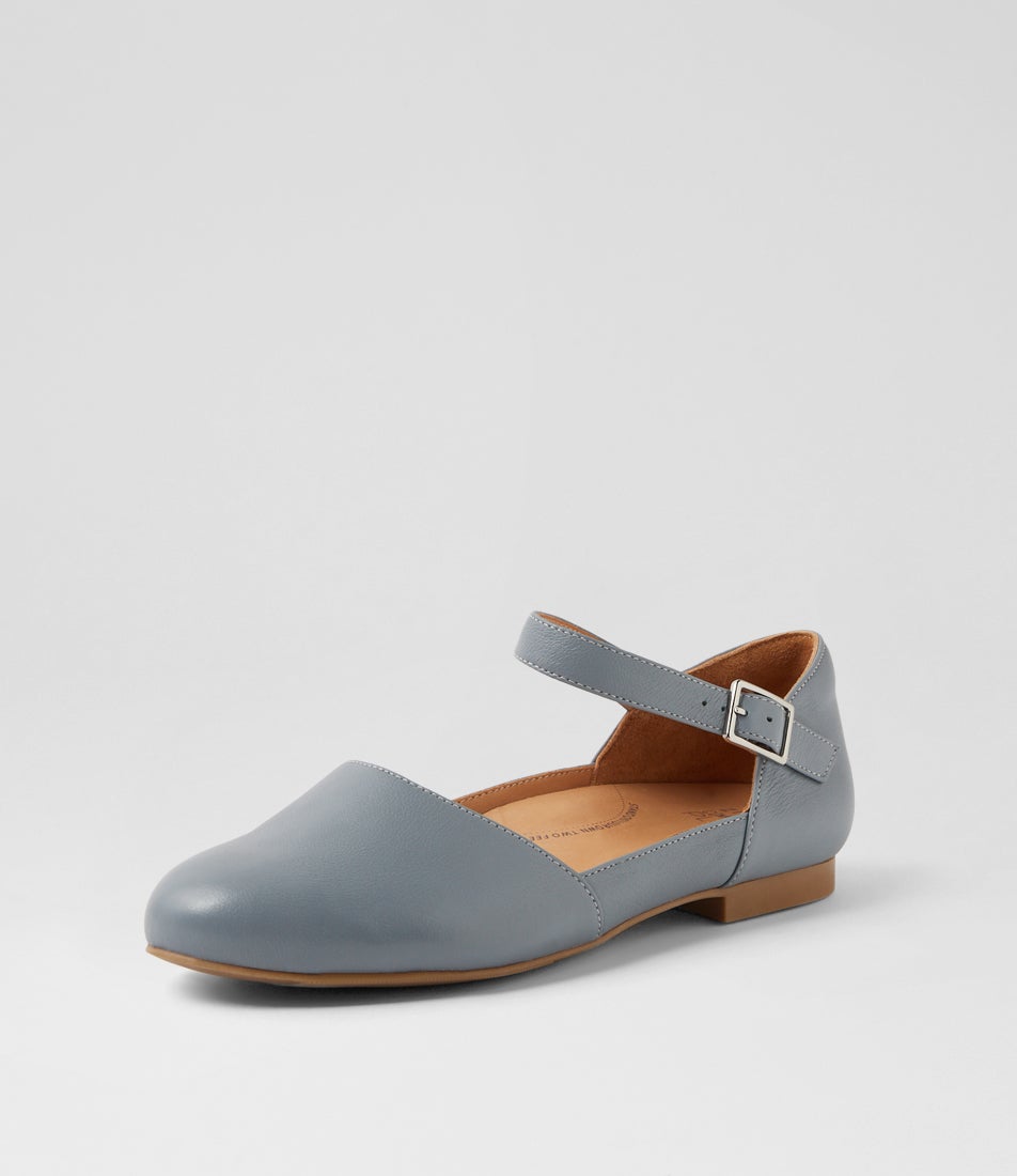 Cavalcade Xf Denim Leather Flat Shoes