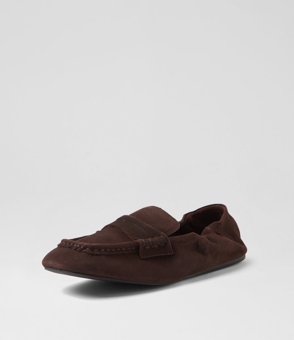 Astro Ii Chocolate Suede Loafers