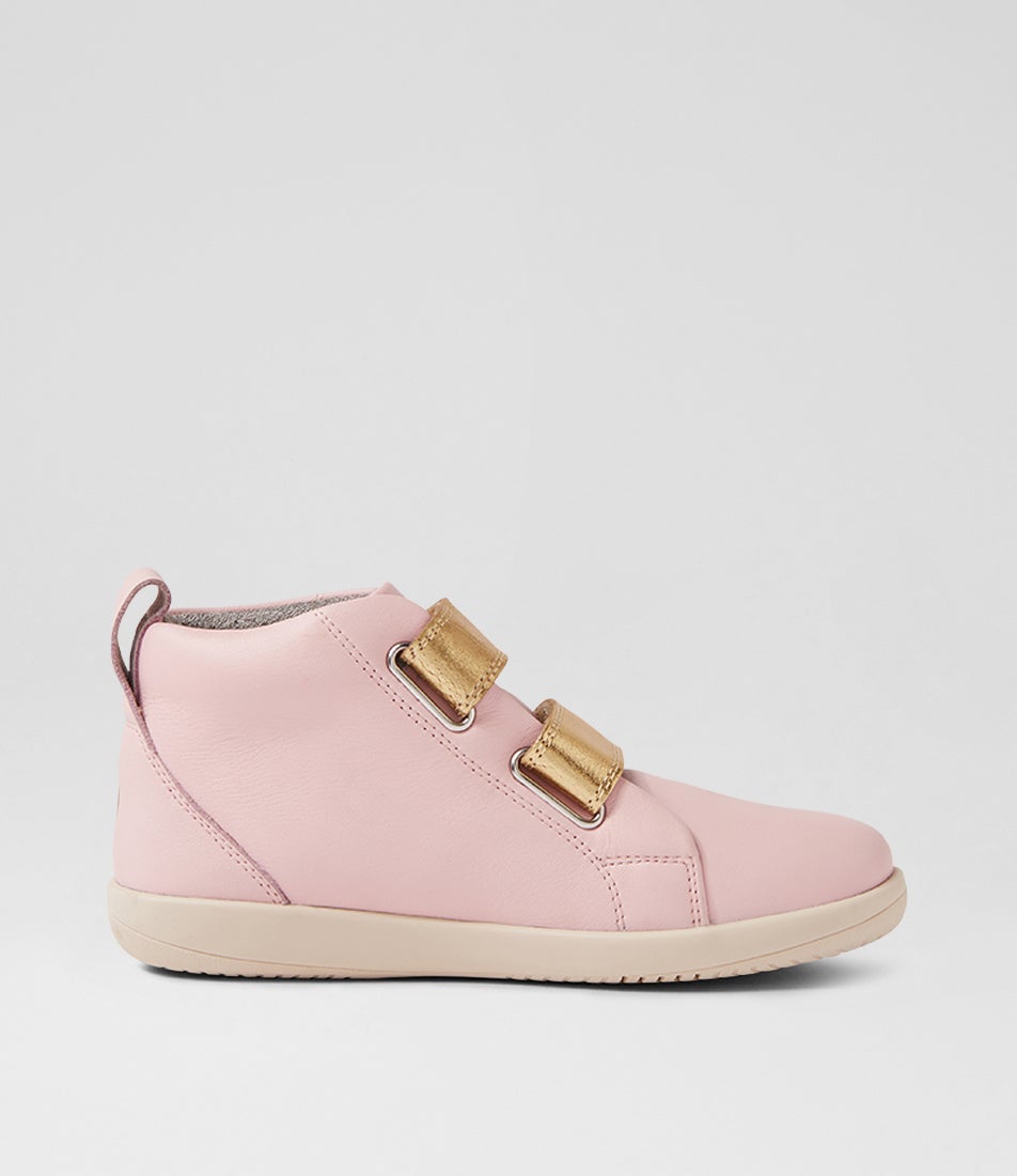 Kp Grass Court High Junior Ballet Pink Leather Ankle Boots